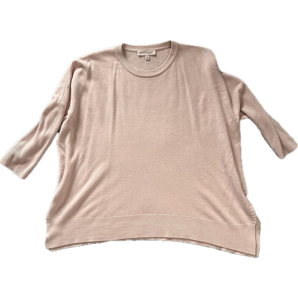Philosophy Womens Pullover Sweater Super Soft Pink Size Small